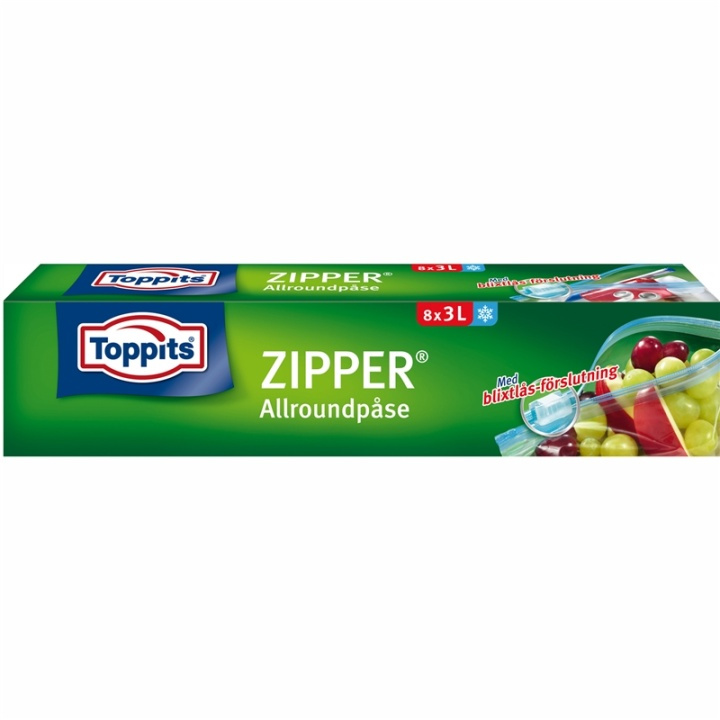 Toppits ZIPPER 3L 12stk DFP i gruppen HJEM, HUS OG HAGE / Kjøkkenutstyr / Annet kjøkkenutstyr hos TP E-commerce Nordic AB (38-91651)