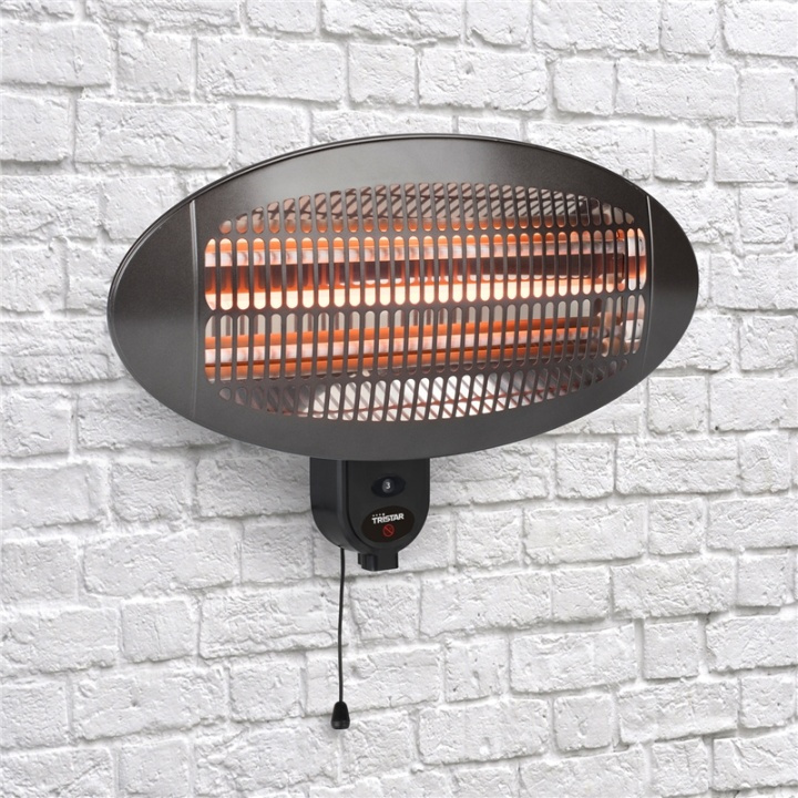Tristar Veggmontert elektrisk varmeapparat IPX4 KA-5886 i gruppen HJEM, HUS OG HAGE / Vifter og klimaprodukter / Terrassevarmere hos TP E-commerce Nordic AB (38-91656)