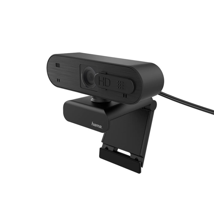 Hama Webbkamera Full HD Spy Protection 16:9 Stereo Svart i gruppen Datautstyr / Datamaskin Tilbehør / Webkamera hos TP E-commerce Nordic AB (38-91809)