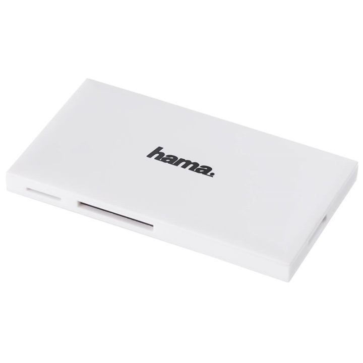 HAMA Kortleser USB 3.0 Multi SD/Micro/CF/MS Vit i gruppen Elektronikk / Lagringsmedia / Minnekortleser hos TP E-commerce Nordic AB (38-91824)