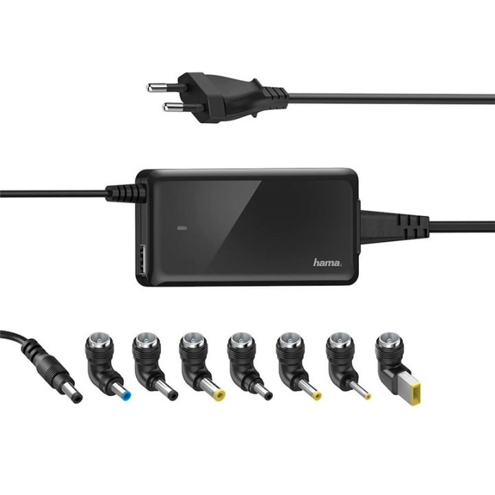 Hama Nätdel Notebook Universal 100-240V 19V/65W 8x Adapter i gruppen Datautstyr / Kabler og adaptere / elektriske kabler hos TP E-commerce Nordic AB (38-91857)