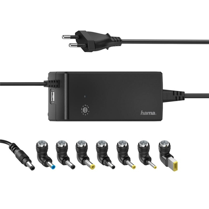 Hama Nätdel Notebook Universal 100-240V 12-22V/90W 8x Adapter i gruppen Datautstyr / Kabler og adaptere / elektriske kabler hos TP E-commerce Nordic AB (38-91860)
