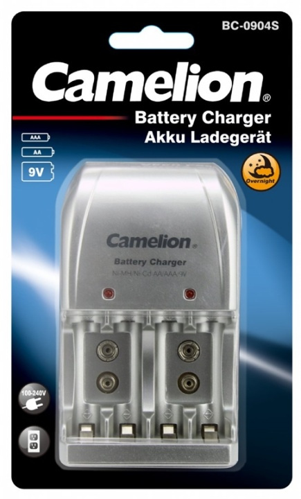 Camelion BC0904S, batteriladdare, utan batt, i gruppen Elektronikk / Batterier & Ladere / Batterilader hos TP E-commerce Nordic AB (38-92033)