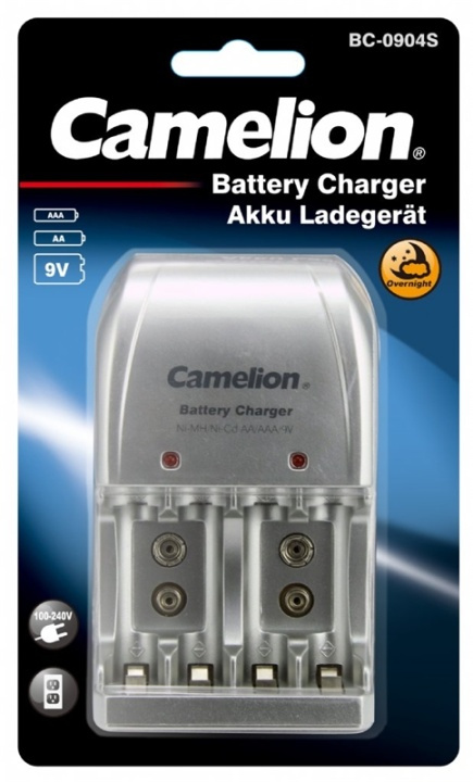 Camelion BC0904S, batterilader, uten batt, i gruppen Elektronikk / Batterier & Ladere / Batterilader hos TP E-commerce Nordic AB (38-92033)