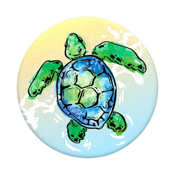 PopSockets Tortuga Avtagbart Grip med Ställfunktion i gruppen SMARTTELEFON & NETTBRETT / Annet tilbehør / Popsockets hos TP E-commerce Nordic AB (38-92129)