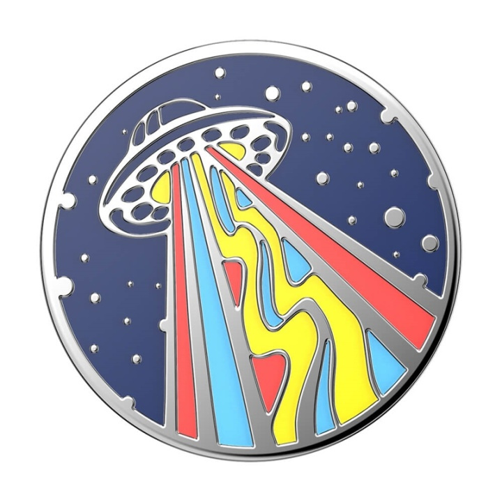 PopSockets Enamel Outta This World Navy Avtagbart Grip med Ställfunktion Premium i gruppen SMARTTELEFON & NETTBRETT / Annet tilbehør / Popsockets hos TP E-commerce Nordic AB (38-92134)