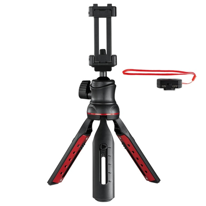 Hama Bordsstativ Solid II 21B BT Svart i gruppen Elektronikk / Foto og video / Fotograferingsutstyr / Stativer hos TP E-commerce Nordic AB (38-92163)