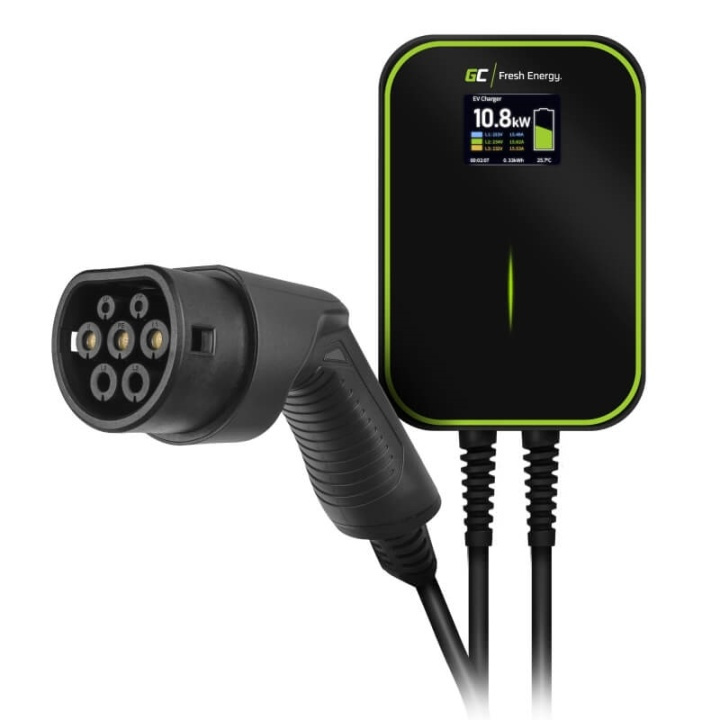 GREENCELL EV Wallbox 22kW 6m Type2 Cable i gruppen Bil / Elbil hos TP E-commerce Nordic AB (38-92197)