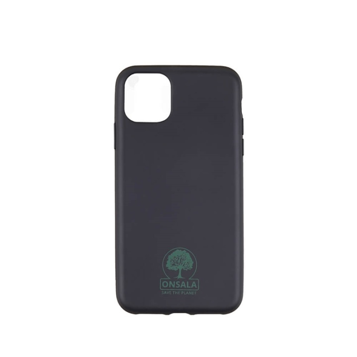 Onsala ECO Mobilskal Svart iPhone 12 Mini i gruppen SMARTTELEFON & NETTBRETT / Mobilbeskyttelse / Apple / iPhone 12 Mini / Deksel hos TP E-commerce Nordic AB (38-92252)