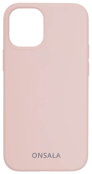 ONSALA Mobildeksel Silikon Sand Pink - iPhone 12 Mini i gruppen SMARTTELEFON & NETTBRETT / Mobilbeskyttelse / Apple / iPhone 12 Mini / Deksel hos TP E-commerce Nordic AB (38-92444)