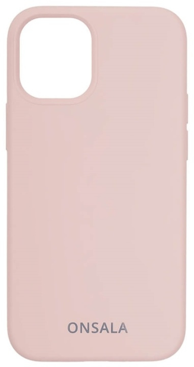 Onsala Mobilskal Silikon Sand Pink iPhone 12 Mini i gruppen SMARTTELEFON & NETTBRETT / Mobilbeskyttelse / Apple / iPhone 12 Mini / Deksel hos TP E-commerce Nordic AB (38-92444)