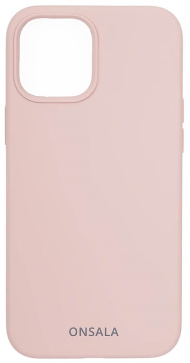 Onsala Mobilskal Silikon Sand Pink iPhone 12 Pro Max i gruppen SMARTTELEFON & NETTBRETT / Mobilbeskyttelse / Apple / iPhone 12 Pro / Deksel hos TP E-commerce Nordic AB (38-92452)
