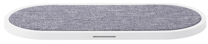 GEAR Trådløs Dual QI Lader USB-C Tilk. 2x10W Hvit med Grå Tekstil i gruppen SMARTTELEFON & NETTBRETT / Ladere og Kabler / Trådløs lader QI hos TP E-commerce Nordic AB (38-92458)