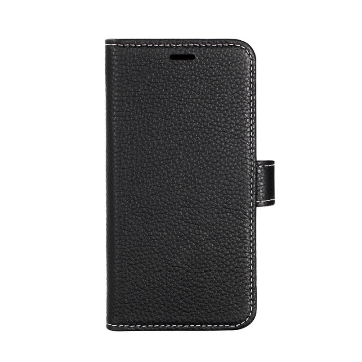 Onsala COLLECTION Lommebokveske Skinn Svart iPhone 12 Mini i gruppen SMARTTELEFON & NETTBRETT / Mobilbeskyttelse / Apple / iPhone 12 Mini / Flippdeksel hos TP E-commerce Nordic AB (38-92462)