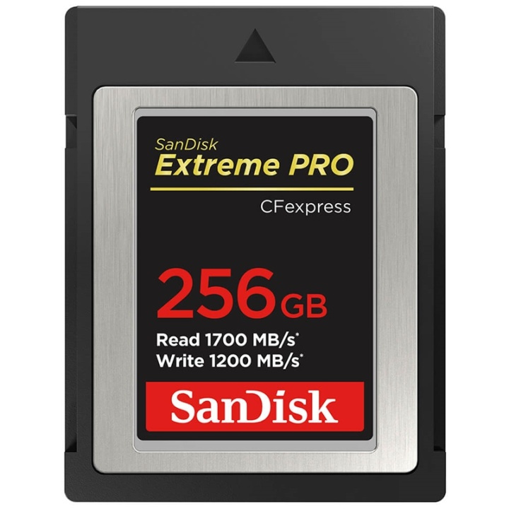 SanDisk Cfexpress Extreme PRO 256GB 1700MB/s 1200MB/s i gruppen Elektronikk / Lagringsmedia / Minnekort / CFExpress hos TP E-commerce Nordic AB (38-92502)