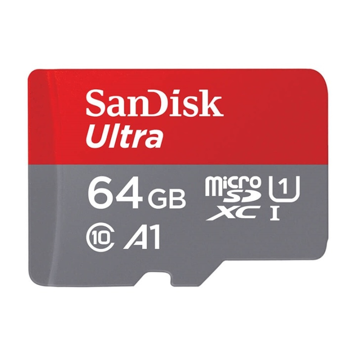 SANDISK MicroSDXC Foto Ultra 64GB 120MB/s UHS-I Adap i gruppen Elektronikk / Lagringsmedia / Minnekort / MicroSD/HC/XC hos TP E-commerce Nordic AB (38-92506)