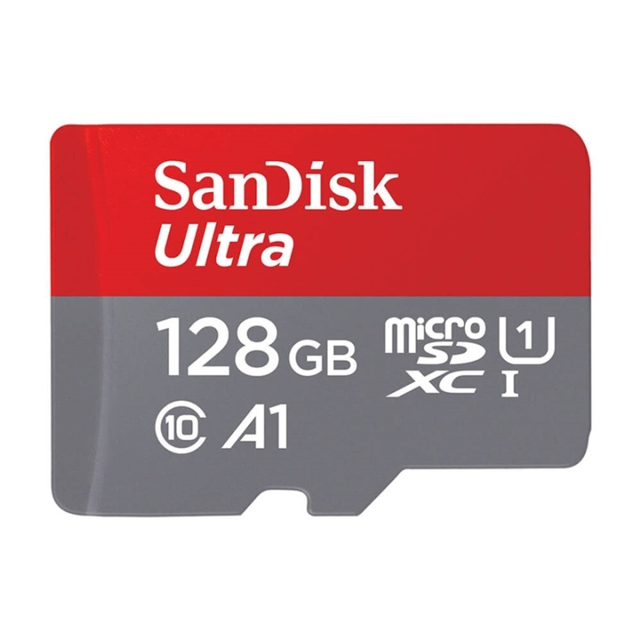 SANDISK MicroSDXC Foto Ultra 128GB 120MB/s UHS-I Adap i gruppen Elektronikk / Lagringsmedia / Minnekort / MicroSD/HC/XC hos TP E-commerce Nordic AB (38-92507)