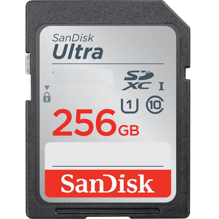 SANDISK Minnekort SDXC Ultra 256GB 120MB/s i gruppen Elektronikk / Lagringsmedia / Minnekort / SD/SDHC/SDXC hos TP E-commerce Nordic AB (38-92511)
