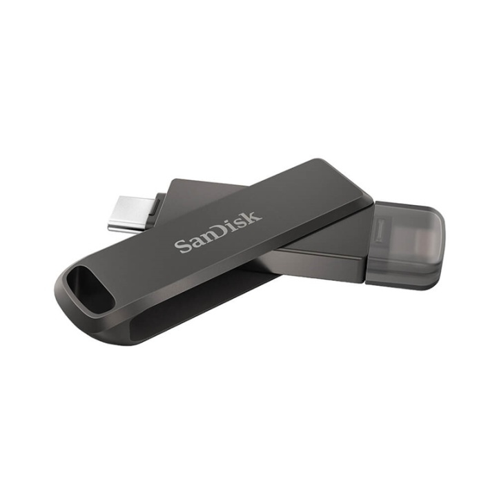 SanDisk USB-C/Lightning iXpand Luxe 64GB i gruppen Elektronikk / Lagringsmedia / USB-Pinner / Type C hos TP E-commerce Nordic AB (38-92521)