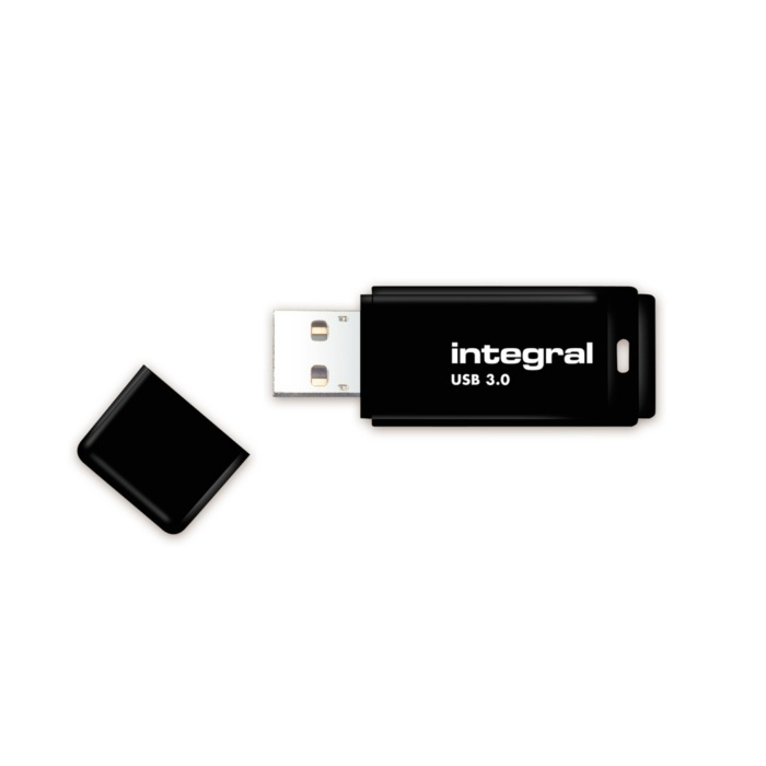 INTEGRAL Pendrive Black (64GB | USB 3.0) i gruppen Elektronikk / Lagringsmedia / USB-Pinner / USB 3.0 hos TP E-commerce Nordic AB (38-92612)