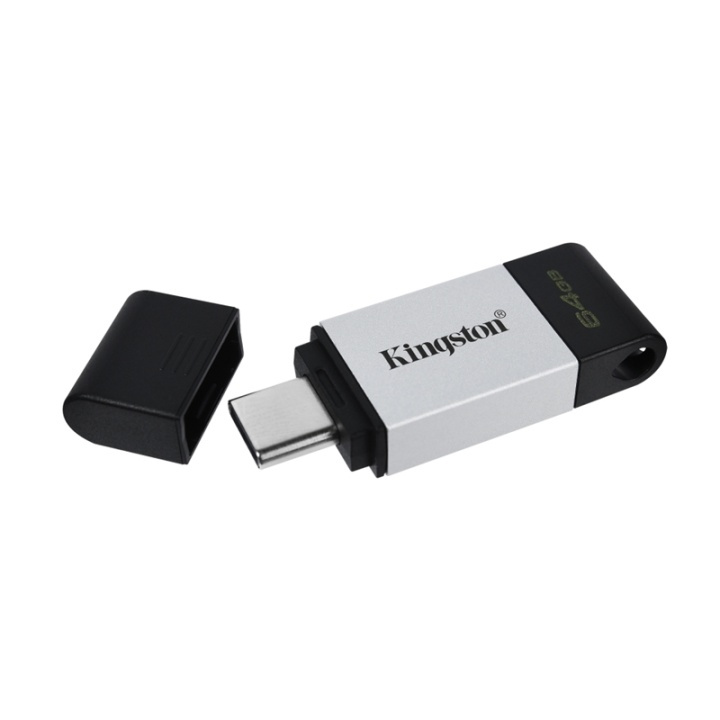 Kingston pendrive DT80 (64 GB | USB-C) i gruppen Elektronikk / Lagringsmedia / USB-Pinner / USB 3.1 hos TP E-commerce Nordic AB (38-92619)