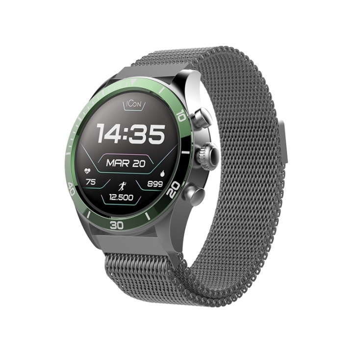 Forever Icon AW-100 Smartklocka, Grön i gruppen SPORT, FRITID & HOBBY / Smartwatch og Aktivitetsmålere / Smartwatches hos TP E-commerce Nordic AB (38-92668)