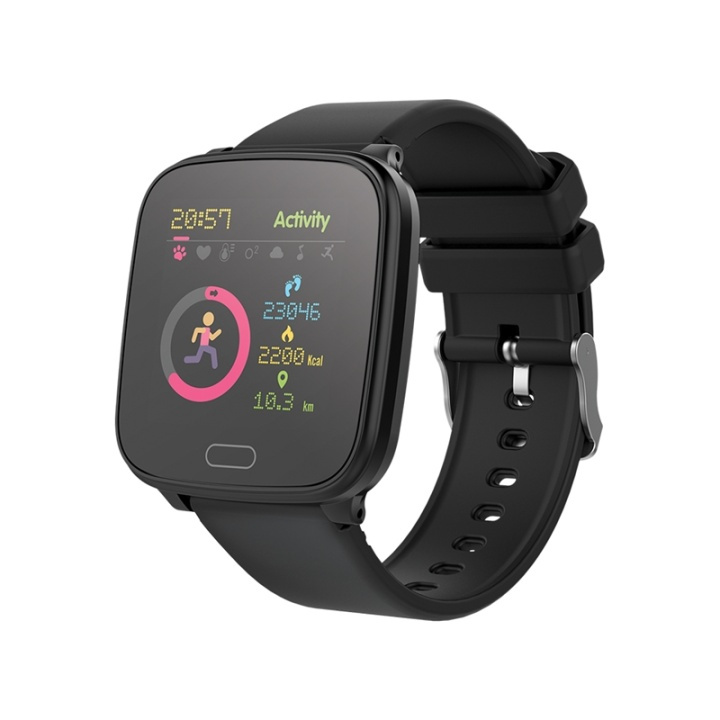 Smartwatch Forever IGO JW-100, Svart i gruppen SPORT, FRITID & HOBBY / Smartwatch og Aktivitetsmålere / Smartwatch for barn hos TP E-commerce Nordic AB (38-92669)