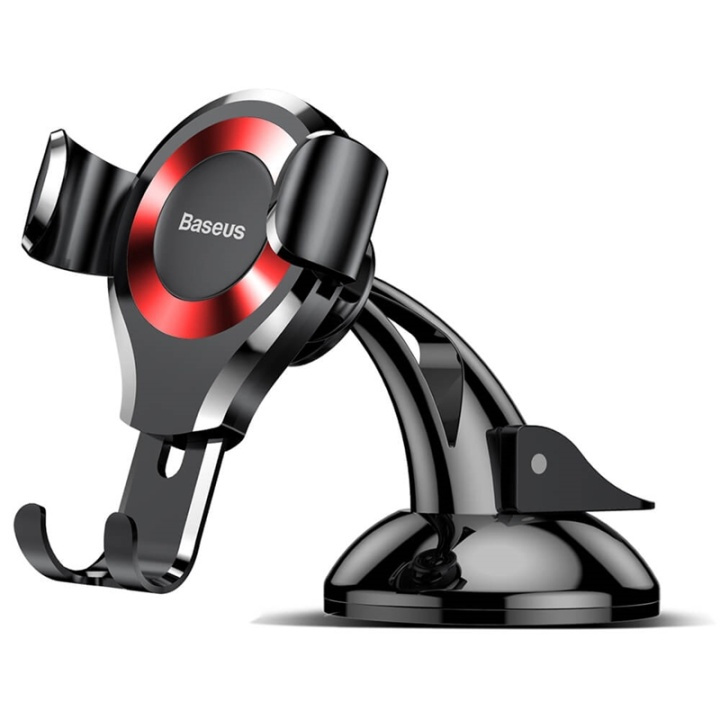 Baseus Osculum Gravity - Holder til bilens dashbord, rød/sort i gruppen Bil / Bilholder / Bilholdere smarttelefon hos TP E-commerce Nordic AB (38-92684)