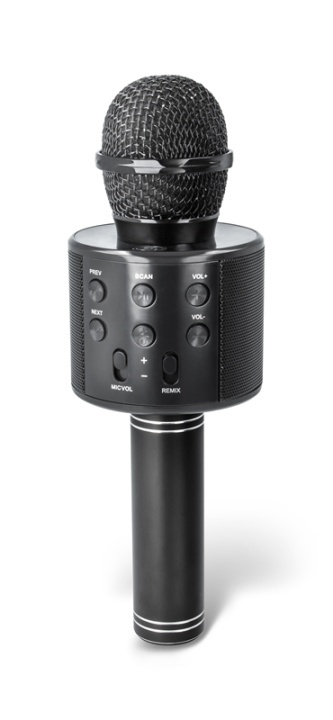 Forever BMS-300 Mikrofon med Bluetooth högtalare, Blå i gruppen Elektronikk / Lyd & Bilde / Håndholdte mikrofoner hos TP E-commerce Nordic AB (38-92730)
