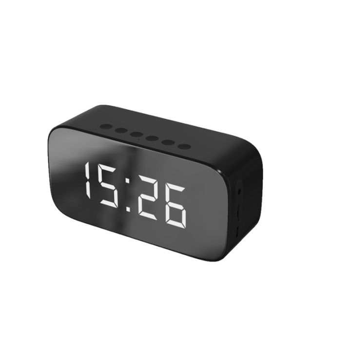 Setty GB-200 vekkerklokke med Bluetooth 5.0, svart i gruppen HJEM, HUS OG HAGE / Klokker & Teller / Vekkerklokker hos TP E-commerce Nordic AB (38-92739)