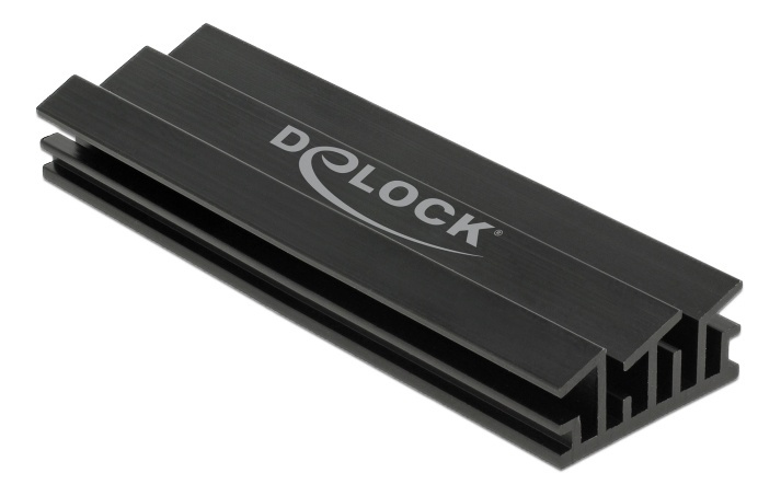 Delock Heat Sink 70 mm for M.2 module black i gruppen Datautstyr / PC-Komponenter / Harddisker / Adaptere og tilbehør hos TP E-commerce Nordic AB (38-92812)