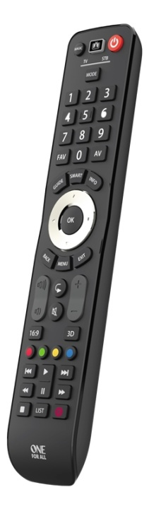 One For All URC 7125 Universal Remote Control Evolve 2 i gruppen Elektronikk / Lyd & Bilde / TV og tilbehør / Fjernkontroller hos TP E-commerce Nordic AB (38-92829)