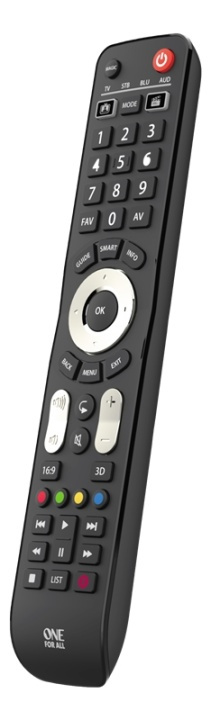 One For All URC 7145 Universal Remote Control - Evolve 4 i gruppen Elektronikk / Lyd & Bilde / TV og tilbehør / Fjernkontroller hos TP E-commerce Nordic AB (38-92830)
