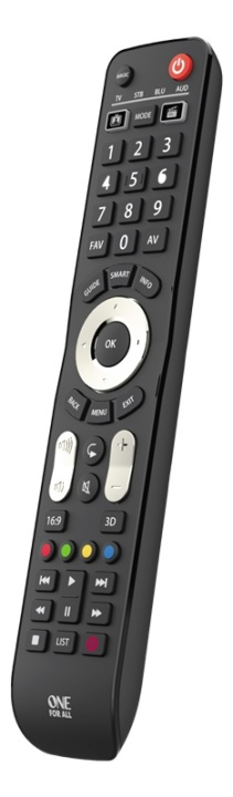 ONE FOR ALL URC 7145 Universal fjernkontroll - Evolve 4 i gruppen Elektronikk / Lyd & Bilde / TV og tilbehør / Fjernkontroller hos TP E-commerce Nordic AB (38-92830)