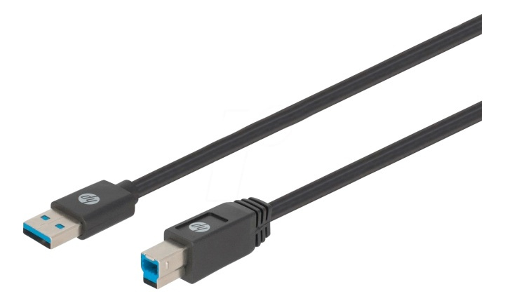 HP USB A til USB B-kabel - 1,0 m i gruppen Datautstyr / Kabler og adaptere / USB / Mini-USB / Kabler hos TP E-commerce Nordic AB (38-92866)