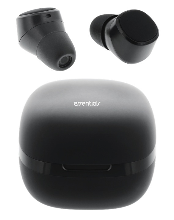 Essentials True Wireless Stereo in-ear, IPX6, svart i gruppen Elektronikk / Lyd & Bilde / Hodetelefoner & Tilbehør / Hodetelefoner hos TP E-commerce Nordic AB (38-92923)