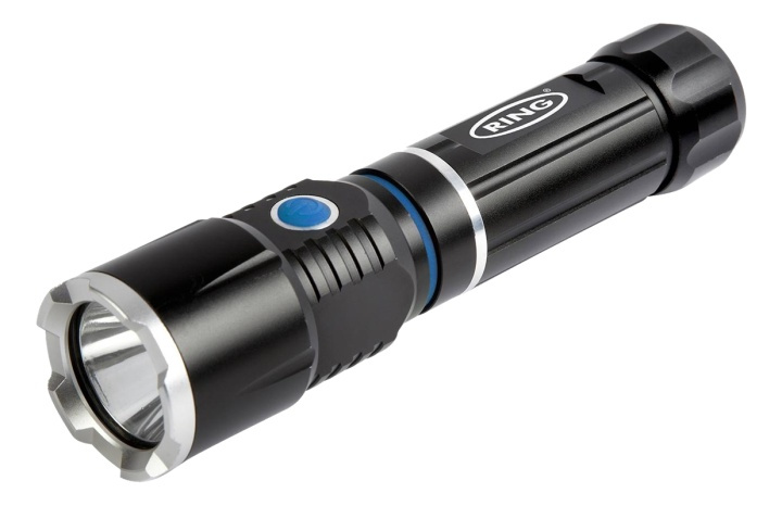 Ring Automotive Telescopic 220 lm Alu torch with 4 x AAA i gruppen HJEM, HUS OG HAGE / El og belysning / Arbeidsbelysning hos TP E-commerce Nordic AB (38-92976)