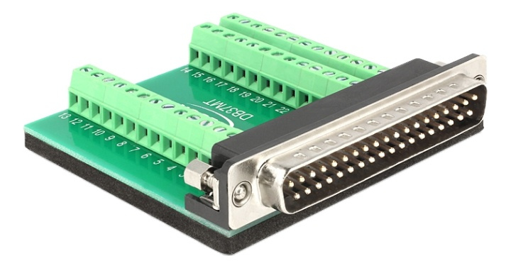 Delock Adapter Sub-D 37 pin male > Terminal Block 39 pin i gruppen Datautstyr / Kabler og adaptere / elektriske kabler hos TP E-commerce Nordic AB (38-92988)