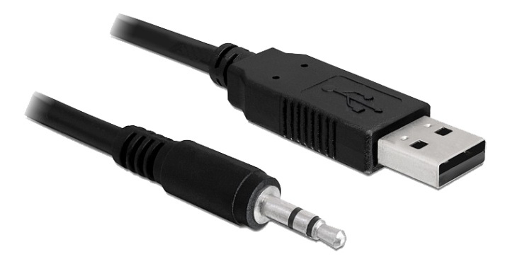 Delock Konverter USB 2.0 Typ-A Stecker zu Seriell TTL 3,5 mm 3 Pin Kli i gruppen Elektronikk / Kabler og adaptere / Lyd analog / Adaptere hos TP E-commerce Nordic AB (38-92990)