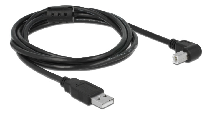 Delock Kabel USB 2.0 Typ-A Stecker > USB 2.0 Typ-B Stecker gewinkelt 2 i gruppen Datautstyr / Kabler og adaptere / USB / USB-A / Adaptere hos TP E-commerce Nordic AB (38-92991)