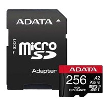 ADATA 256GB UHS-I U3 V30S(R:100MB/s/W:70MB/s) HIGH MicroSD w/adapter i gruppen Elektronikk / Lagringsmedia / Minnekort / MicroSD/HC/XC hos TP E-commerce Nordic AB (38-93004)