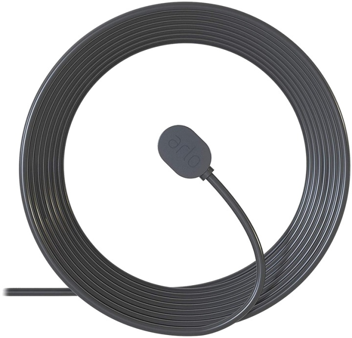 Arlo Outdoor Magnetic Charging Cable, Black i gruppen HJEM, HUS OG HAGE / Alarm, Sikkerhet og overvåking / Overvåkingskameraer / Digitalt (nettverk) / Tilbehør hos TP E-commerce Nordic AB (38-93040)