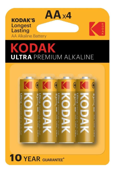 Kodak ULTRA premium alkaline AA battery (4 pack) i gruppen Elektronikk / Batterier & Ladere / Batterier / AA hos TP E-commerce Nordic AB (38-93093)