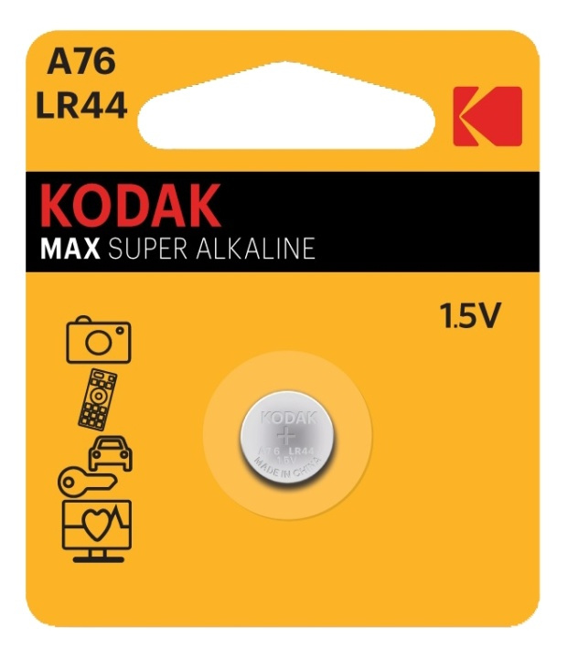 Kodak ULTRA alkaline A76 battery (1 pack) i gruppen Elektronikk / Batterier & Ladere / Batterier / knappcelle hos TP E-commerce Nordic AB (38-93094)