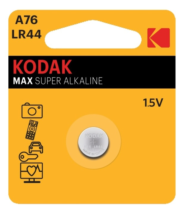 Kodak ULTRA alkalisk A76-batteri (1 pakke) i gruppen Elektronikk / Batterier & Ladere / Batterier / knappcelle hos TP E-commerce Nordic AB (38-93094)