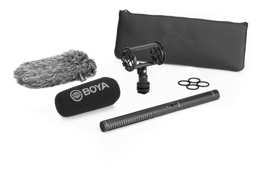 BOYA Mikrofon Shotgun Kort BY-PVM3000S Kondensator XLR i gruppen Elektronikk / Lyd & Bilde / Håndholdte mikrofoner hos TP E-commerce Nordic AB (38-93101)