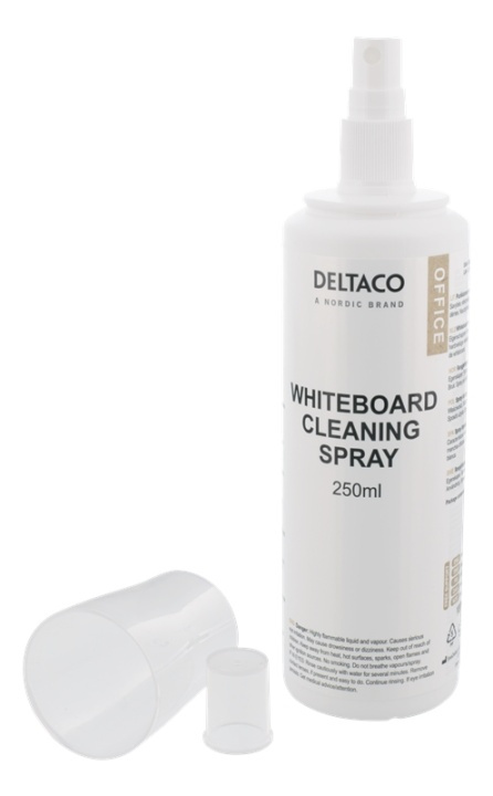 DELTACO whiteboard rengjøringsvæske, 250ml i gruppen Elektronikk / Lyd & Bilde / TV og tilbehør / Tilbehør hos TP E-commerce Nordic AB (38-93112)