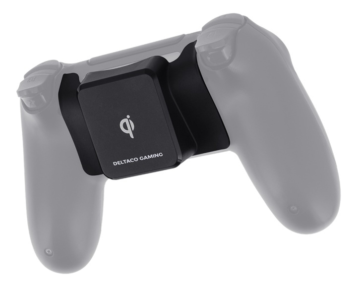 DELTACO GAMING trådlös Qi-receiver till PS4 handkontroll, svart i gruppen Elektronikk / TV-spill & tilbehør / Sony PlayStation 4 hos TP E-commerce Nordic AB (38-93299)