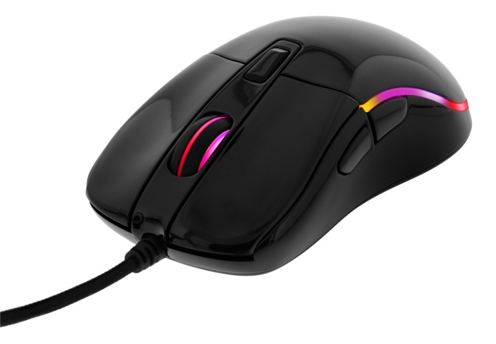 DELTACO GAMING DM410 optisk mus, PMW3325, 400-5000 DPI, 1000 Hz, RGB i gruppen Datautstyr / GAMING / Mus hos TP E-commerce Nordic AB (38-93301)