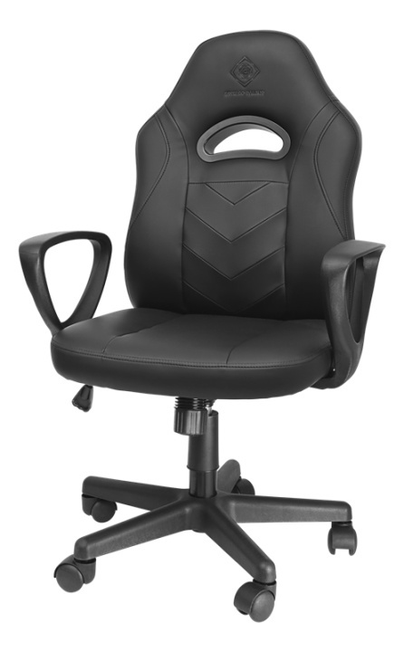 DELTACO GAMING DC110 juniorstol, 100 mm gassløft, PU-lær, svart i gruppen Datautstyr / GAMING / Gamingstoler hos TP E-commerce Nordic AB (38-93306)